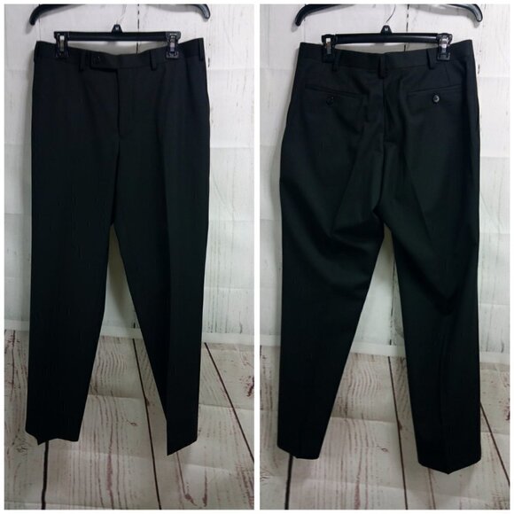 Van Heusen 44R 2 Button Black 2pc Suit - Picture 12 of 13